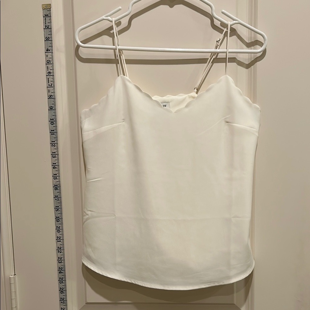 J. Crew Cream Fitted Camisole Top